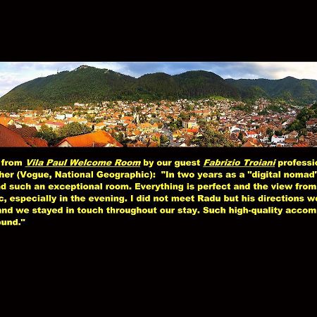 Vila Paul Best Paronamic View Over Medieval Historical Centre Brasov Exterior photo